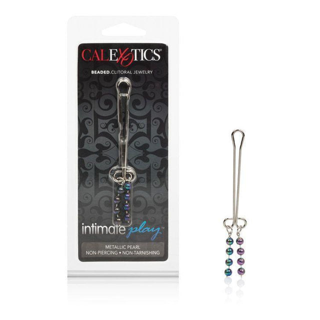 California Exotics - Clitoral Jewelry (Pearl Metallic) - CherryAffairs.sg