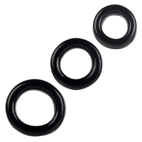 California Exotics - COLT 3 Cock Ring Set (Black) CE1856 CherryAffairs