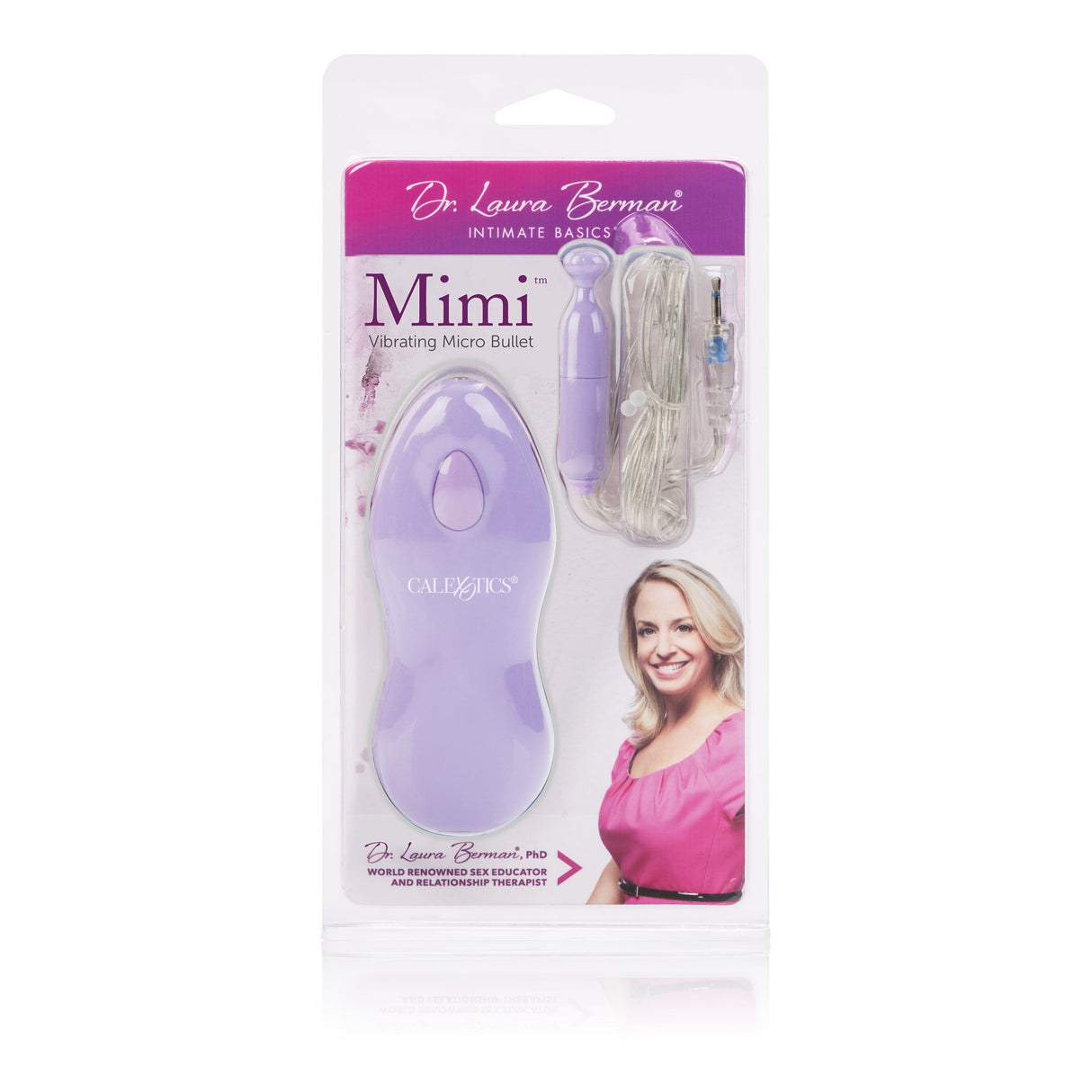 California Exotics - Dr Laura Berman Mimi Vibrating Micro Bullet (Purple) CE1470 CherryAffairs