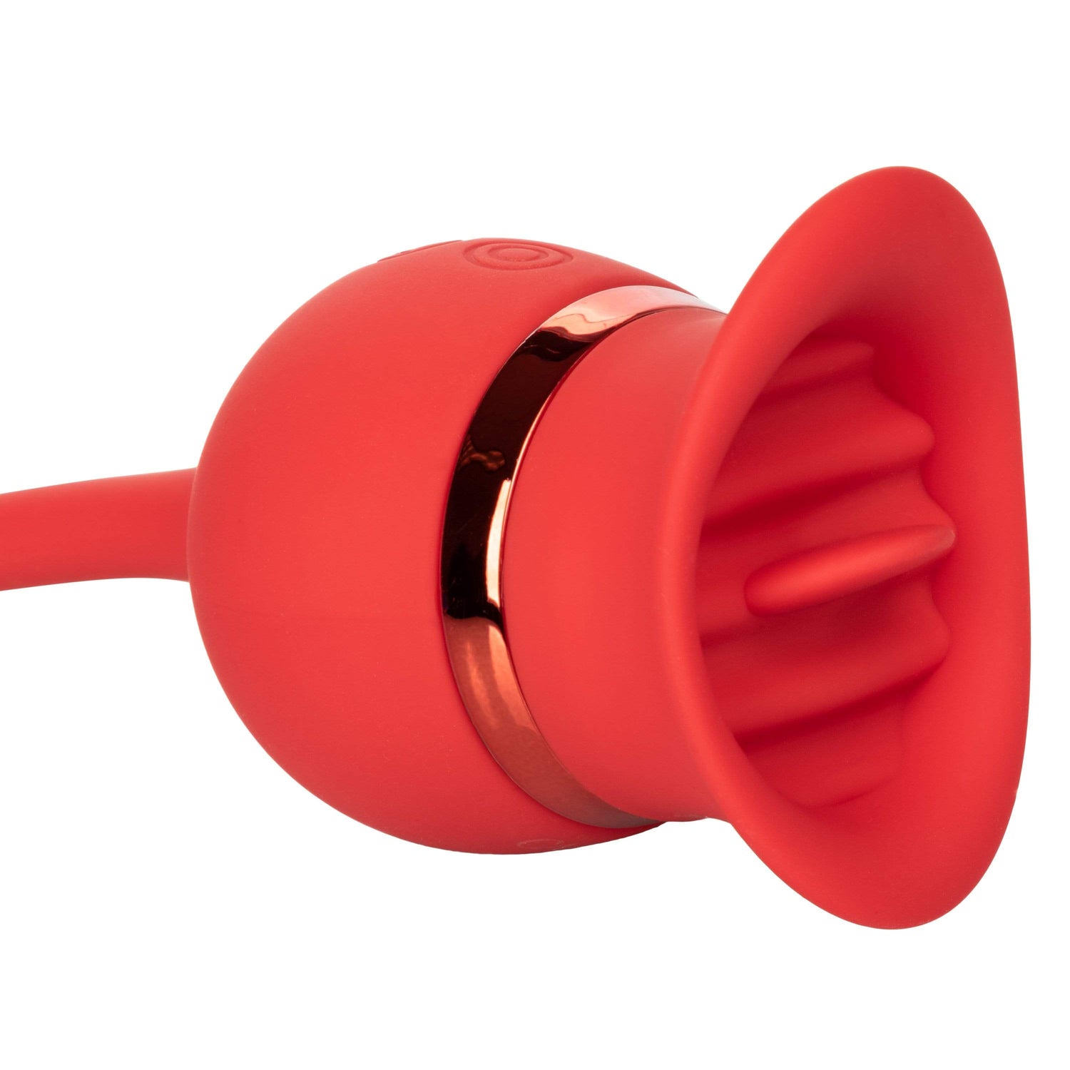 California Exotics - French Kiss Casanova Egg and Clit Massager (Red) CE1778 CherryAffairs