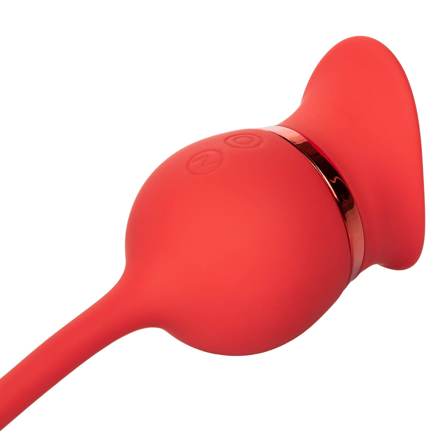 California Exotics - French Kiss Casanova Egg and Clit Massager (Red) CE1778 CherryAffairs