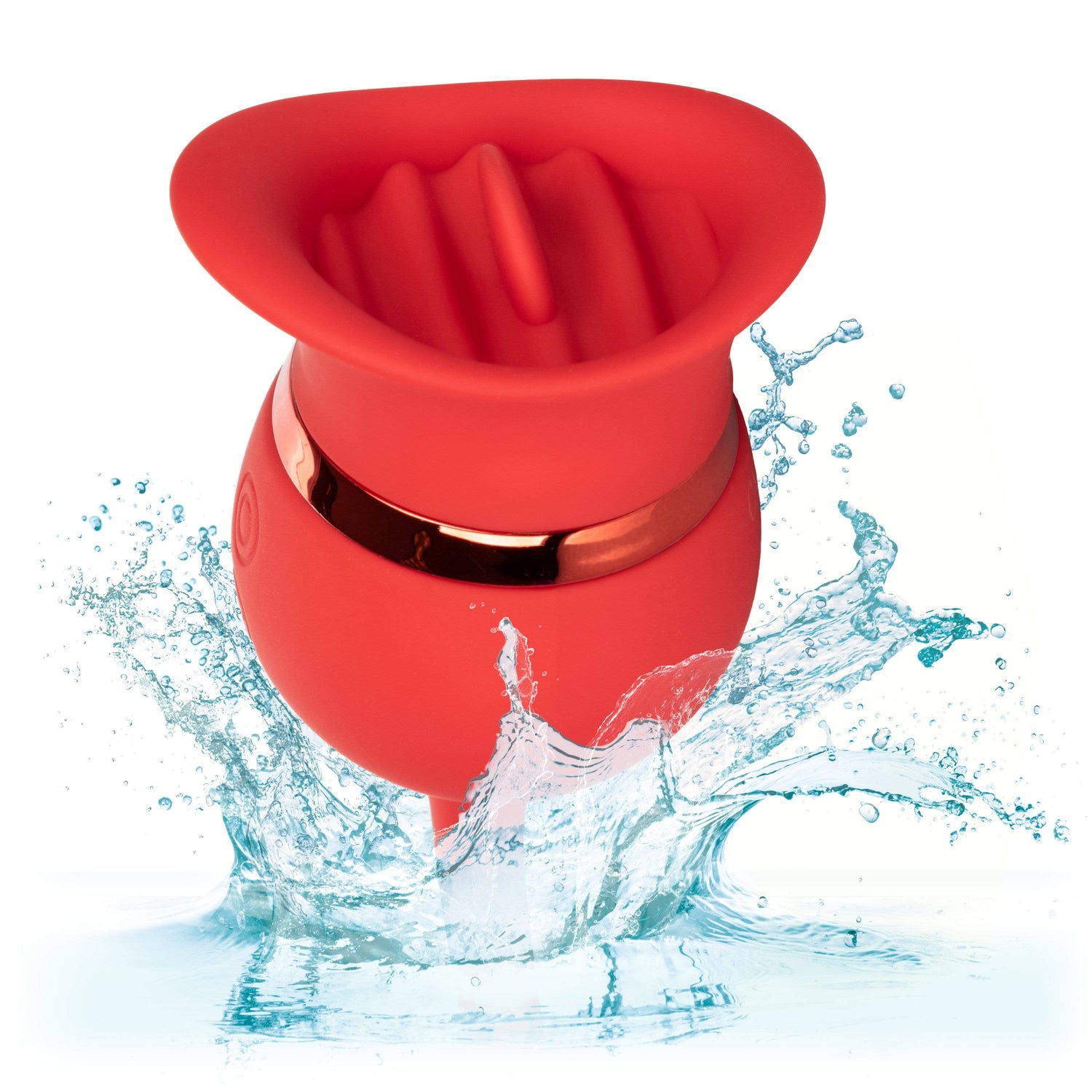 California Exotics - French Kiss Casanova Egg and Clit Massager (Red) CE1778 CherryAffairs