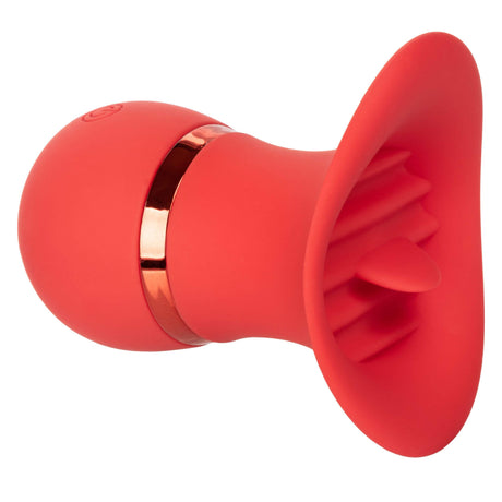 California Exotics - French Kiss Charmer Clit Massager (Red) CE1777 CherryAffairs