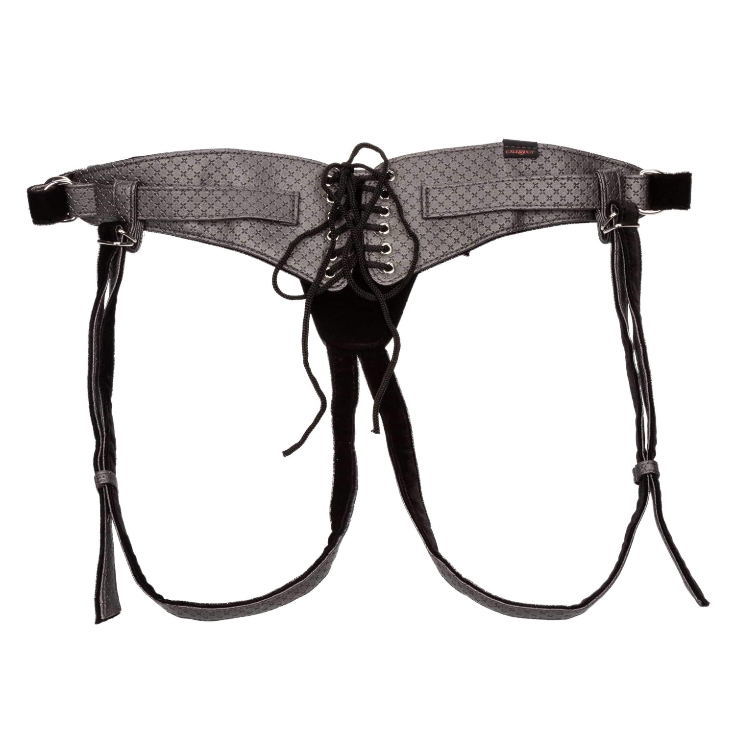 California Exotics - Her Royal Harness The Regal Queen Strap On (Black)    Strap On w/o Dildo