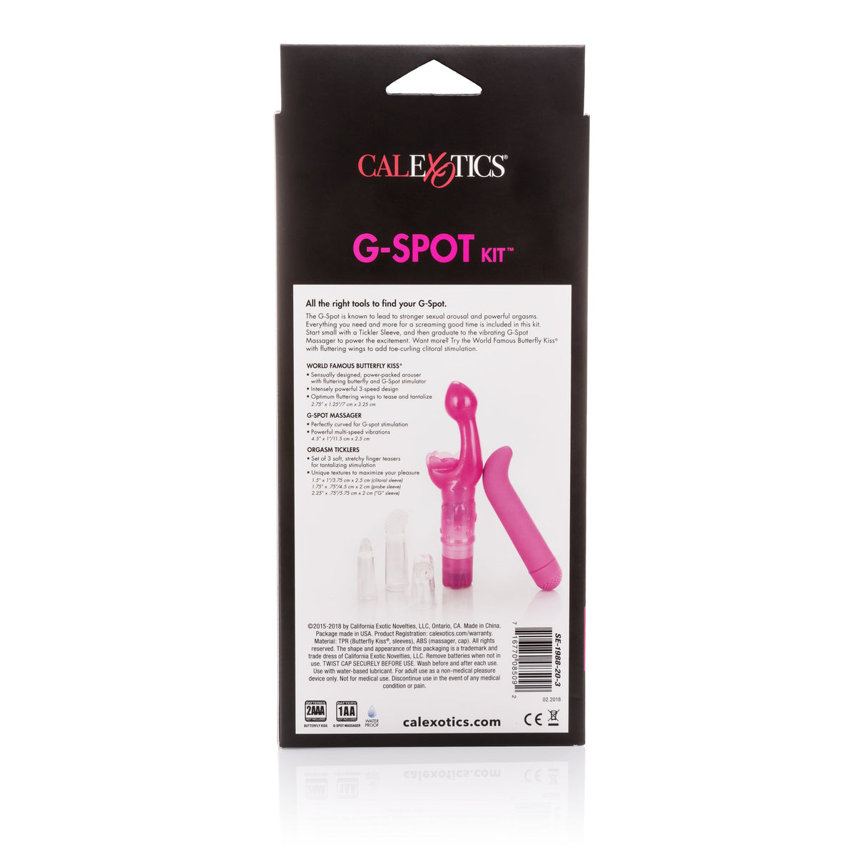 California Exotics - Hers G-Spot Vibrators Kit (Pink) CE1598 CherryAffairs