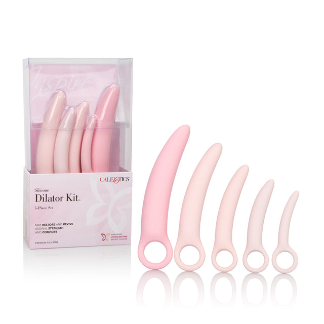 California Exotics - Inspire Silicone Dilator 5 Piece Set (Pink) CE1490 CherryAffairs