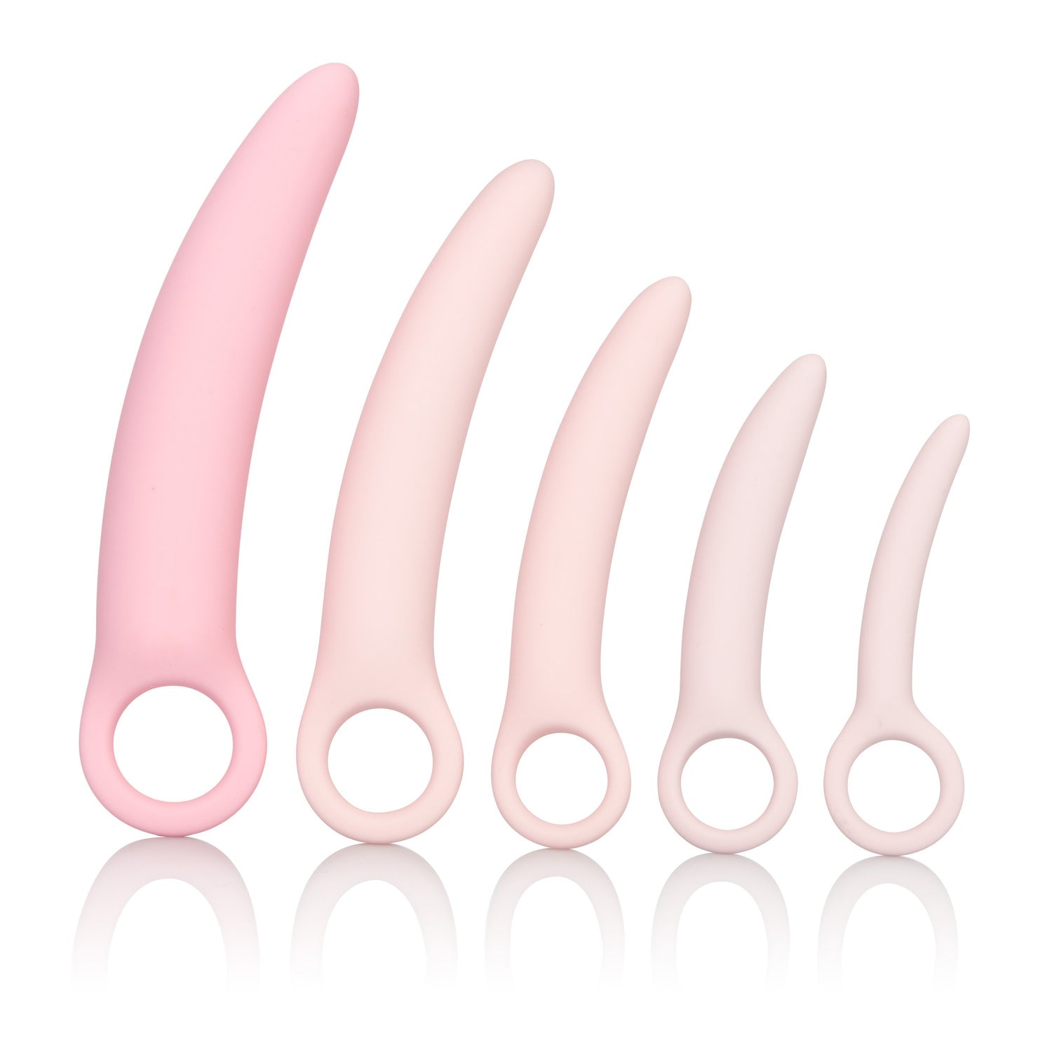 California Exotics - Inspire Silicone Dilator 5 Piece Set (Pink) CE1490 CherryAffairs