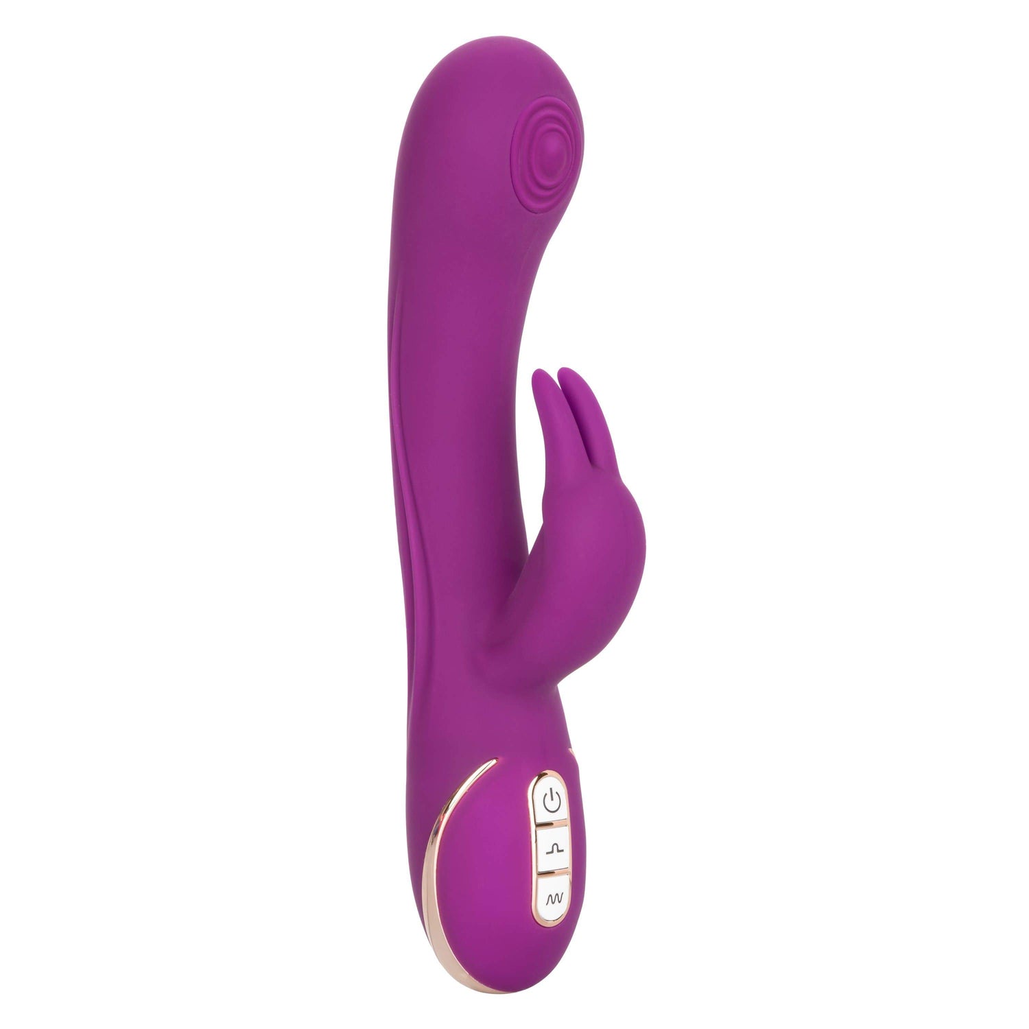 California Exotics - Jack Rabbit Signature Silicone Thumping Rabbit Vibrator (Purple) CE1781 CherryAffairs