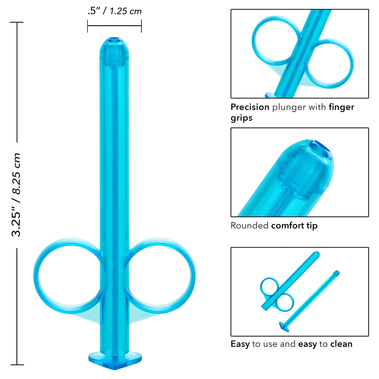California Exotics - Lube Tube Lube Dispenser Accessory (Blue) CE1924 CherryAffairs