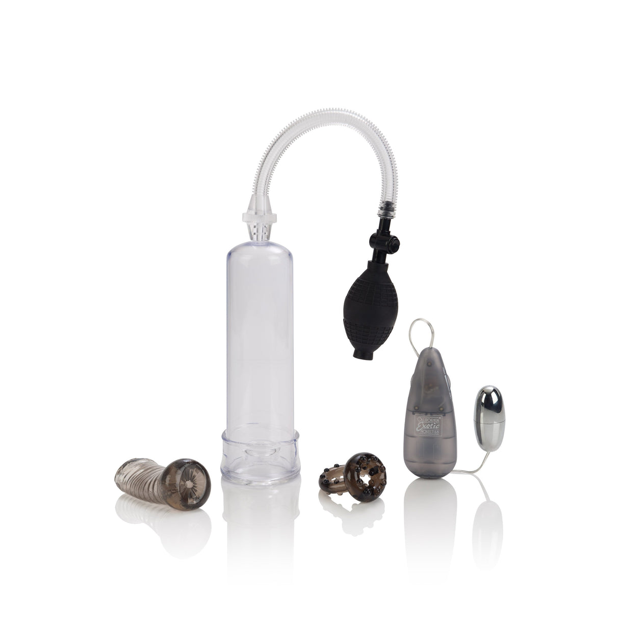 California Exotics - Optimum Series Sta-Hard Erector Set (Clear) CE1513 CherryAffairs