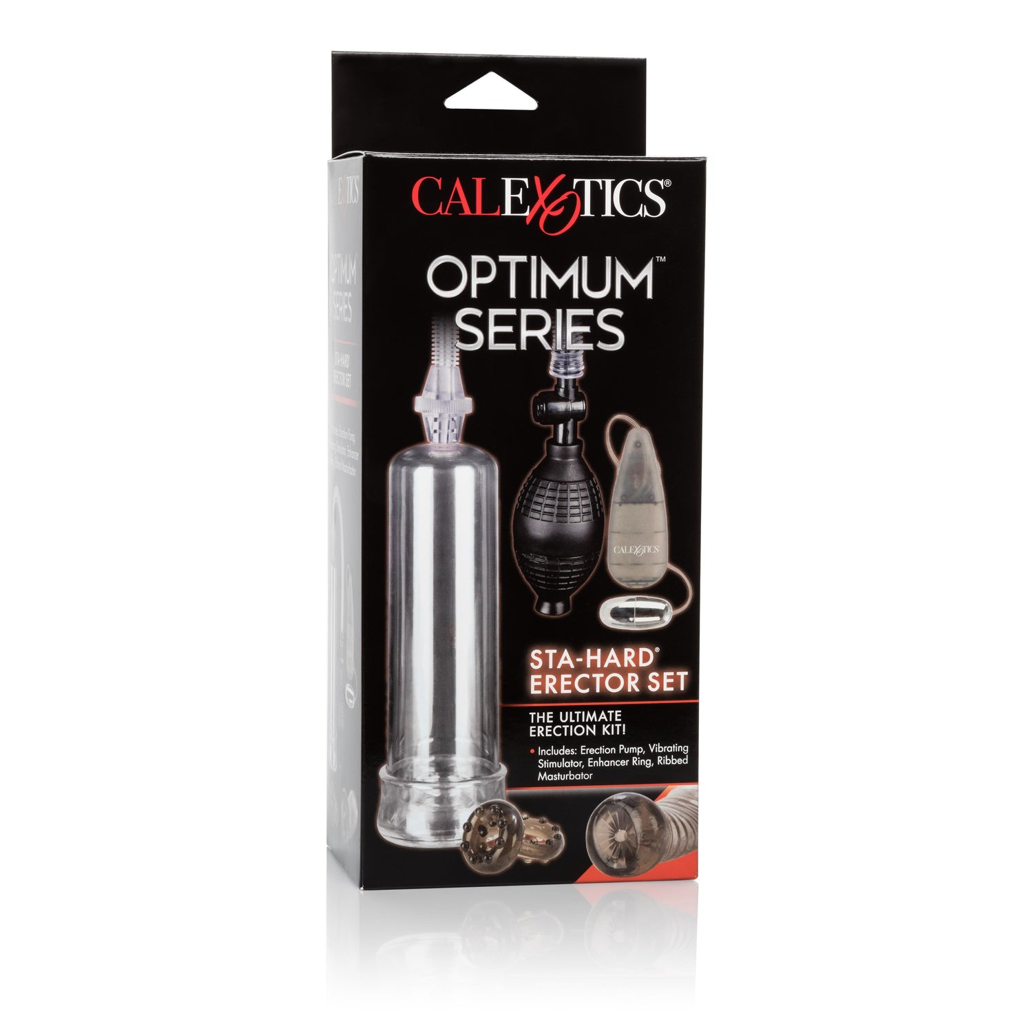 California Exotics - Optimum Series Sta-Hard Erector Set (Clear) CE1513 CherryAffairs