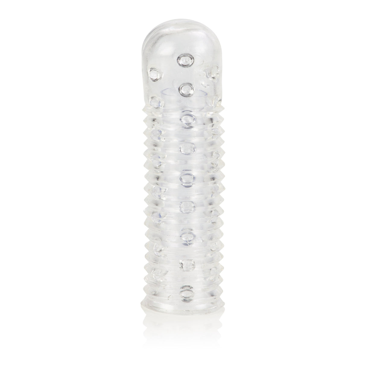 California Exotics - Reversible Textured Cock Sleeve (Clear) CE1522 CherryAffairs