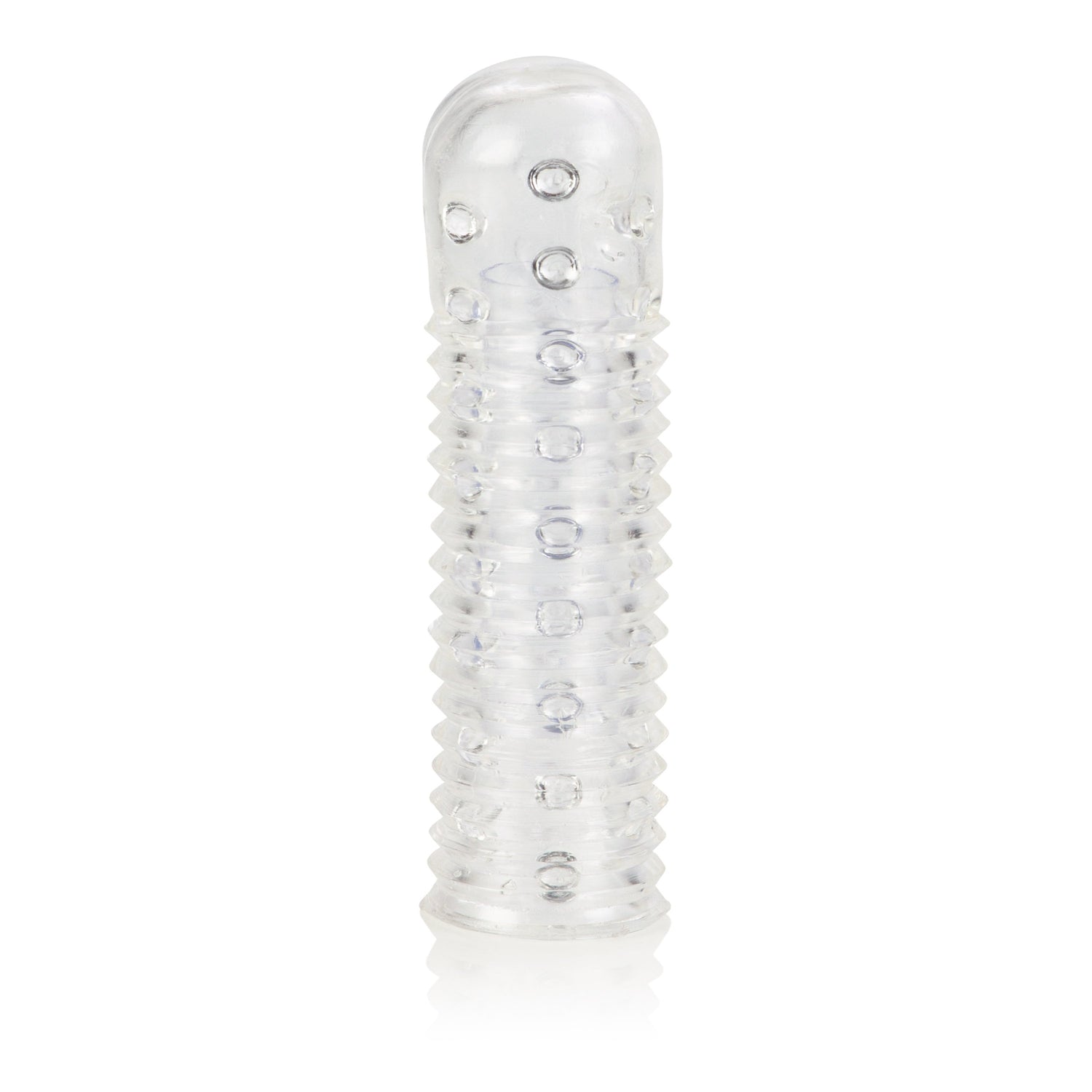 California Exotics - Reversible Textured Cock Sleeve (Clear) CE1522 CherryAffairs