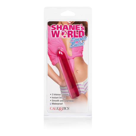 California Exotics - Shane's World Sparkle Bullet Vibrator (Pink) CE1666 CherryAffairs