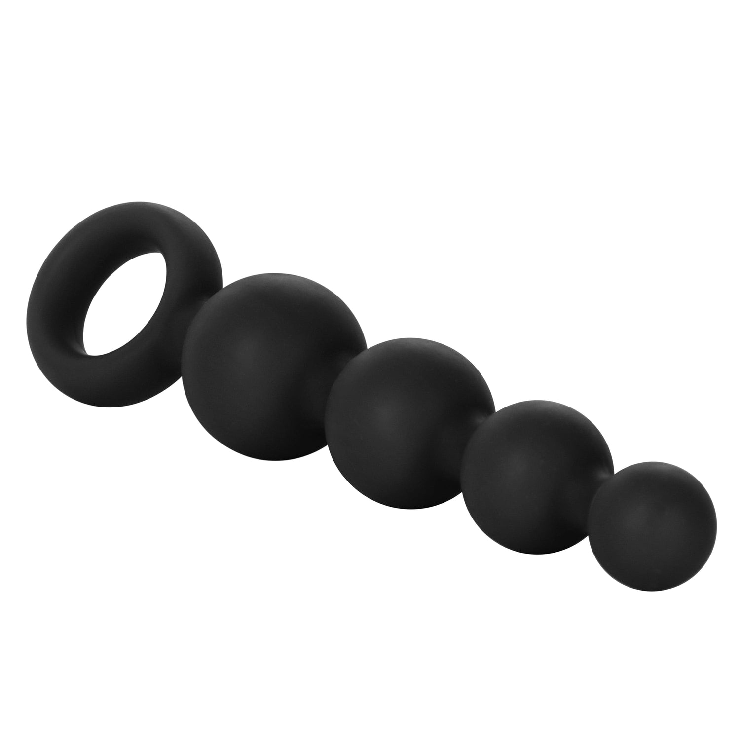 California Exotics - Silicone Booty Anal Beads (Black) CE1911 CherryAffairs