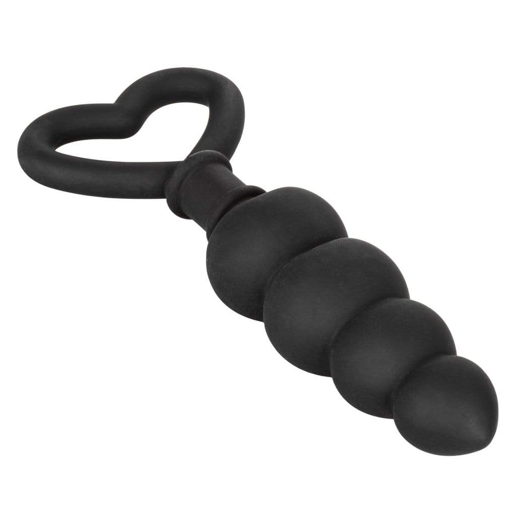 California Exotics - Silicone Love Probe Anal Beads (Black) CE1722 CherryAffairs