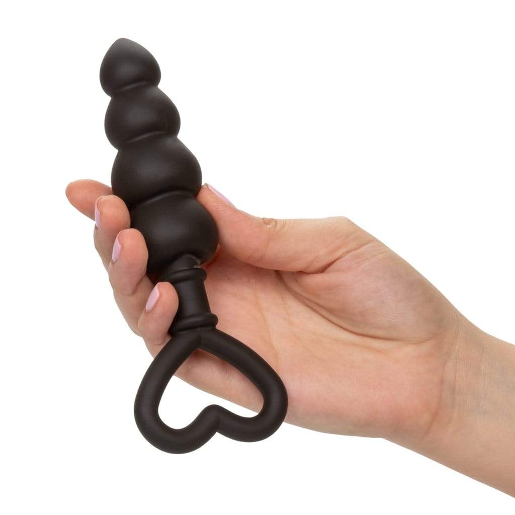 California Exotics - Silicone Love Probe Anal Beads (Black) CE1722 CherryAffairs