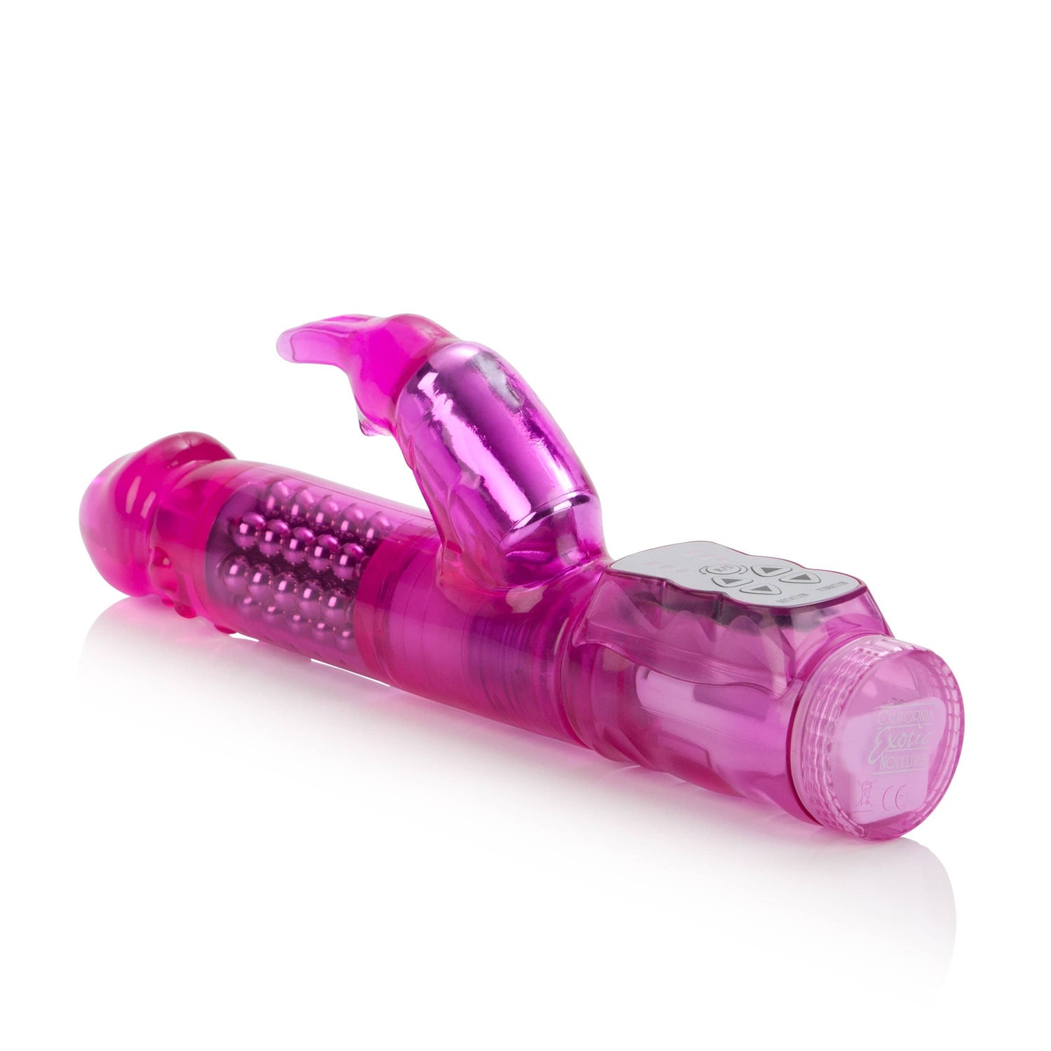 California Exotics - The Original Waterproof 5 Rows Jack Rabbit Vibrator Starter (Pink)    Rabbit Dildo (Vibration) Non Rechargeable