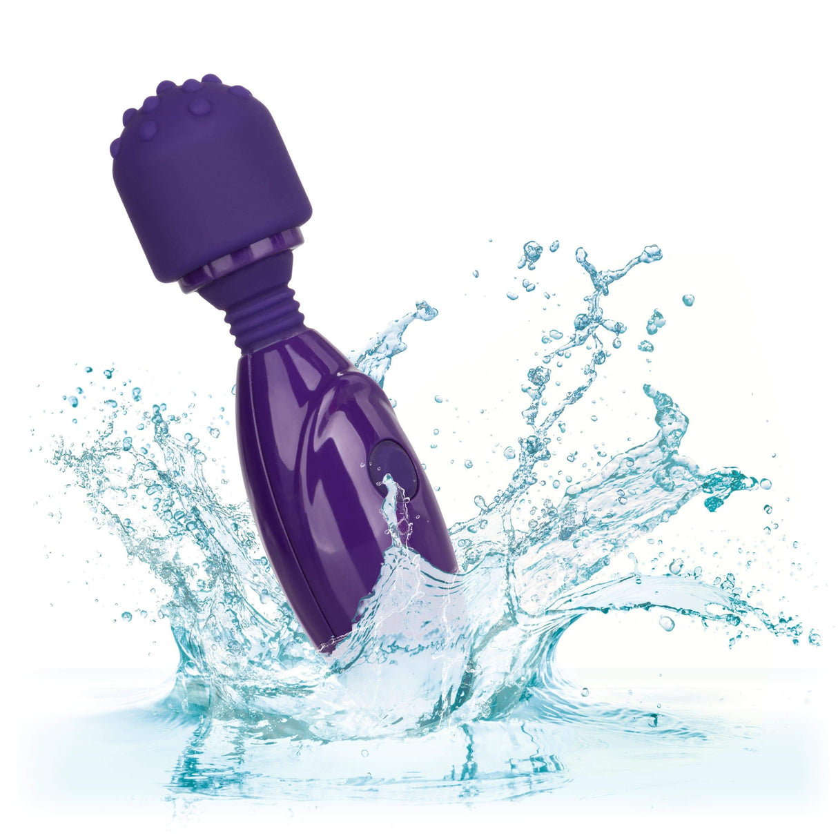 California Exotics - Tiny Teasers Nubby Mini Wand Massager (Purple) CE1767 CherryAffairs