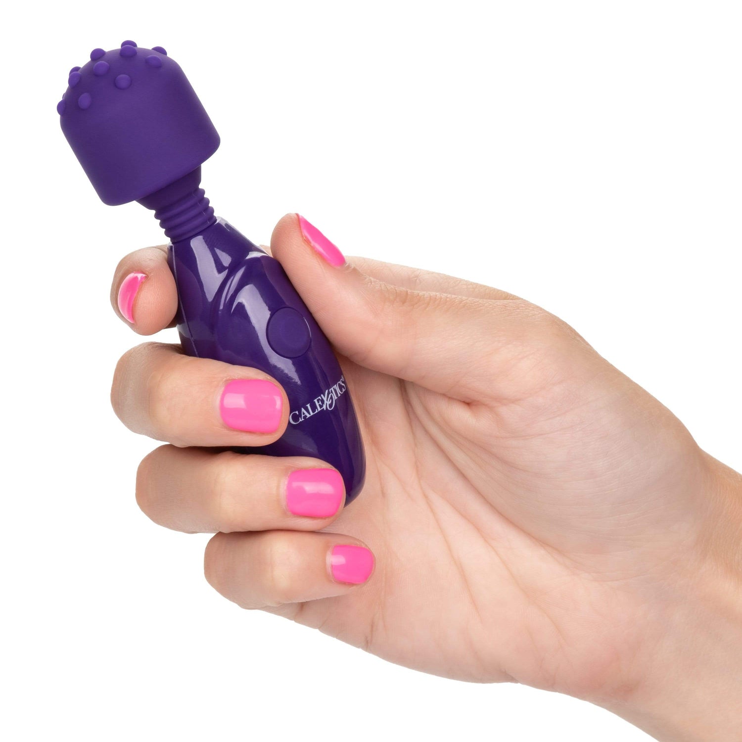 California Exotics - Tiny Teasers Nubby Mini Wand Massager (Purple) CE1767 CherryAffairs