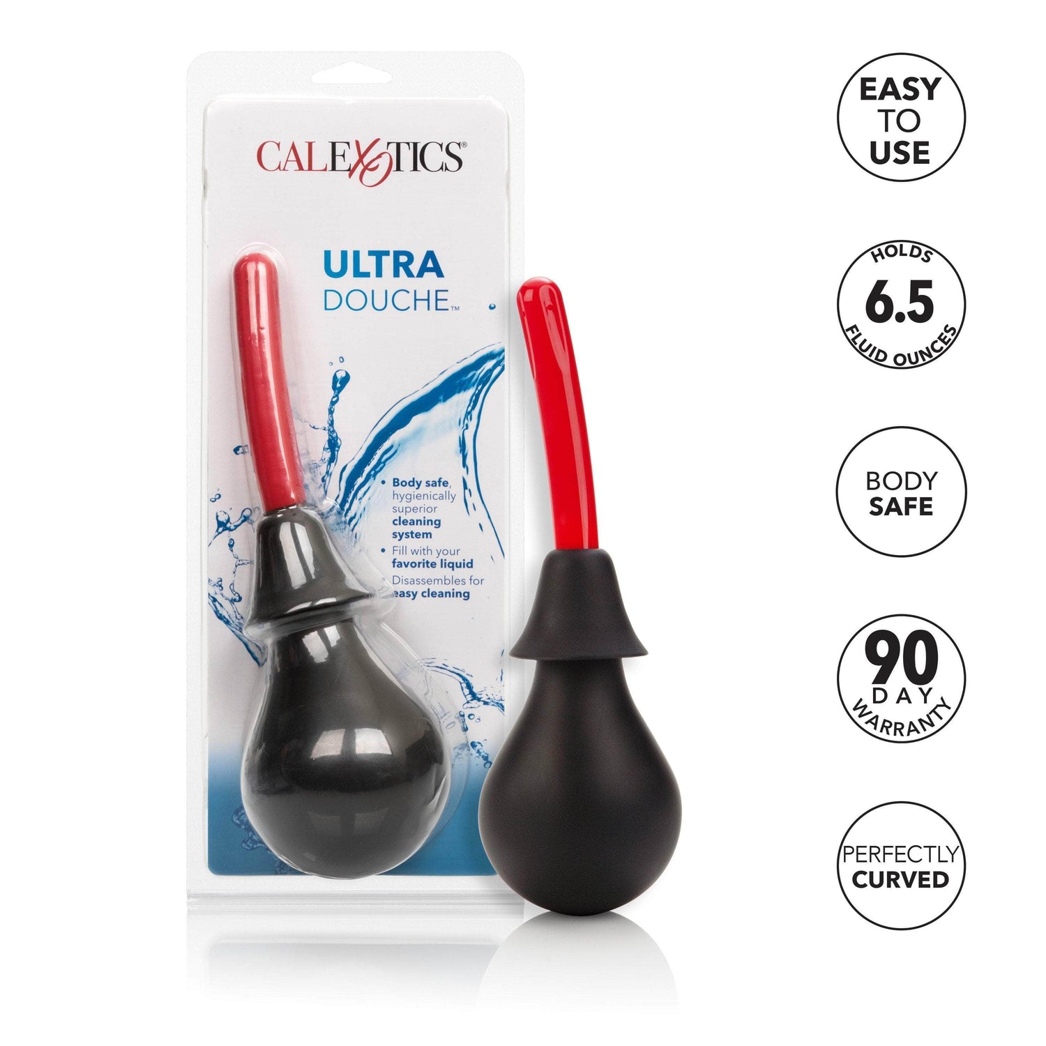 California Exotics - Ultra Anal Douche (Black)    Anal Douche (Non Vibration)