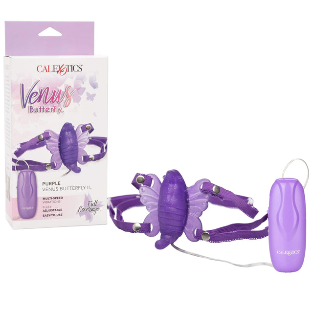 California Exotics - Venus Butterfly 2 Remote Clit Massager (Purple) CE1776 CherryAffairs