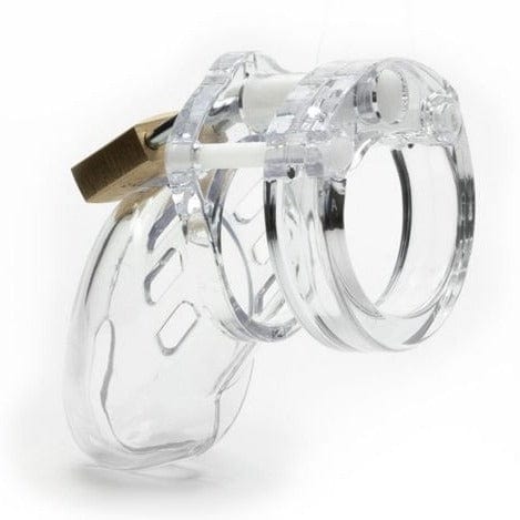 CBX - CB-6000S Male Chastity Cage Small 2.5" (Clear) - CherryAffairs.sg