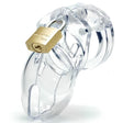CBX - CB-6000S Male Chastity Cage Small 2.5" (Clear) - CherryAffairs.sg
