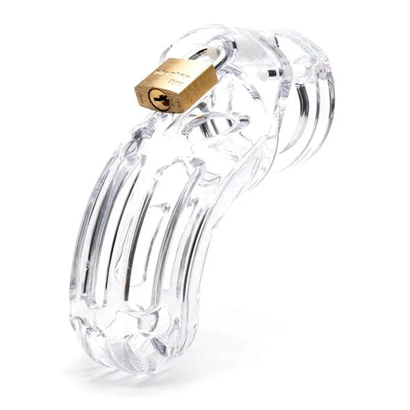 CBX - The Curve 3 3/4" Curved Cock Cage and Lock Chastity Set CherryAffairs