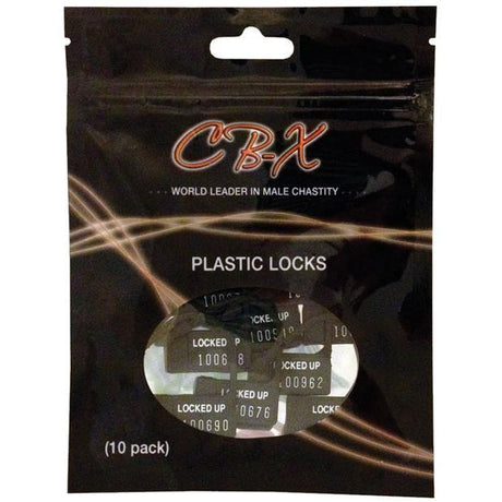 CBX - Plastic Cock Cage Locks (10 Pack) - CherryAffairs.sg