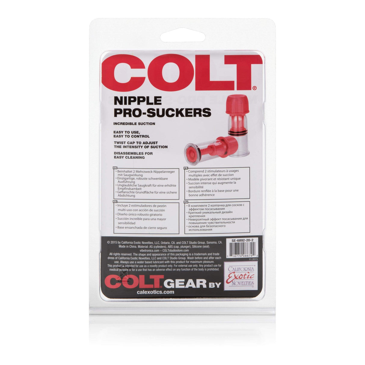 Colt - Gear Nipple Pro-Suckers CherryAffairs