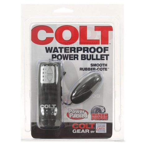 Colt - Remote Control Waterproof Power Bullet Vibrator (Black)    Wired Remote Control Egg (Vibration) Non Rechargeable