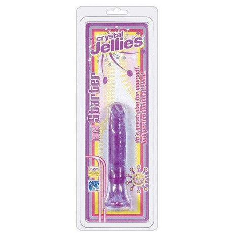 Doc Johnson - Crystal Jellies 6" Anal Starter (Purple) DJ1100 CherryAffairs