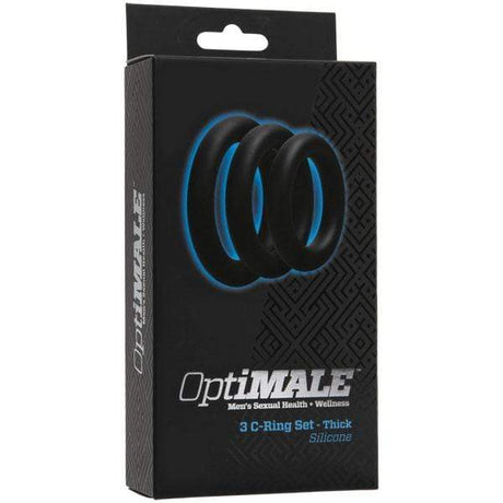 Doc Johnson - Optimale 3 Cock Ring Set - CherryAffairs.sg