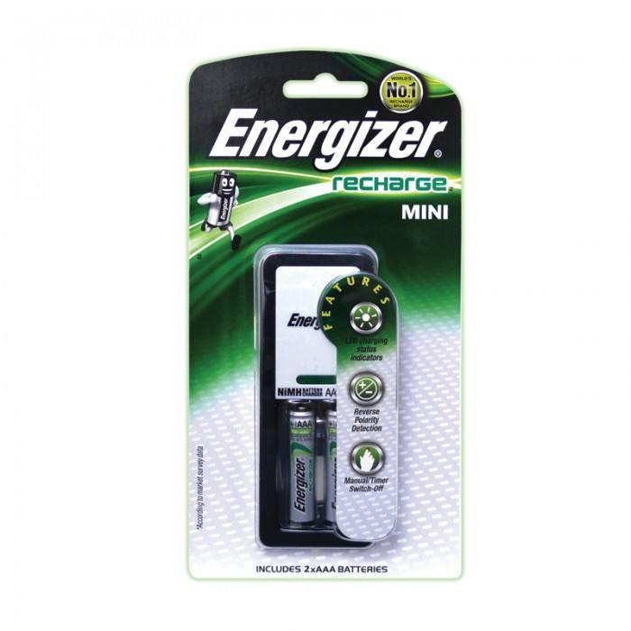 Energizer - Recharge CH2PC3 Mini Charger 2 AAA - CherryAffairs.sg