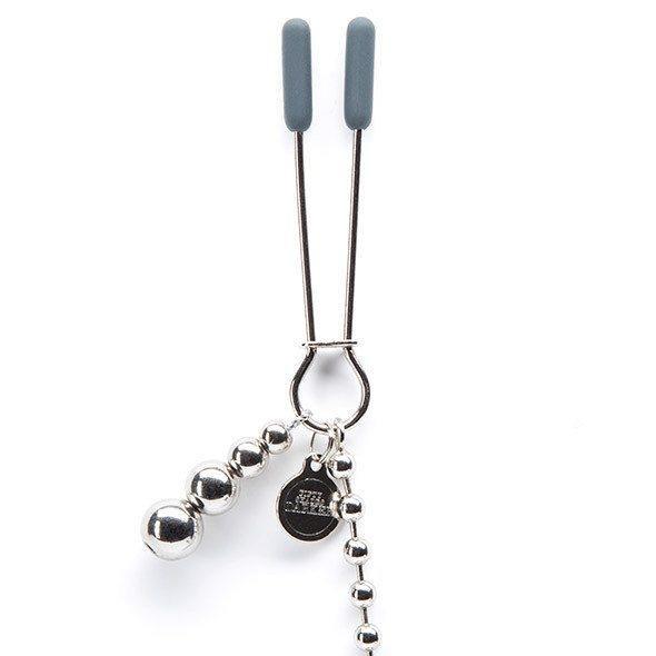 Fifty Shades Darker - At My Mercy Beaded Chain Nipple Clamps - CherryAffairs.sg