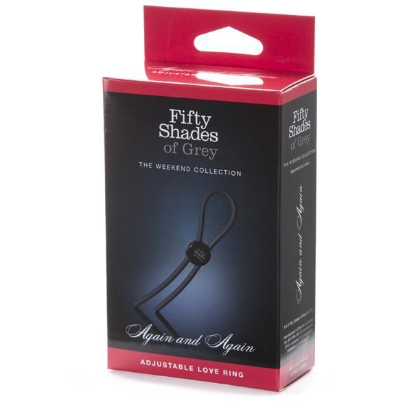 Fifty Shades of Grey - Again and Again Adjustable Cock Ring - CherryAffairs.sg