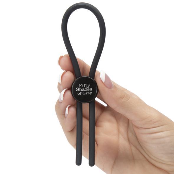 Fifty Shades of Grey - Again and Again Adjustable Cock Ring - CherryAffairs.sg