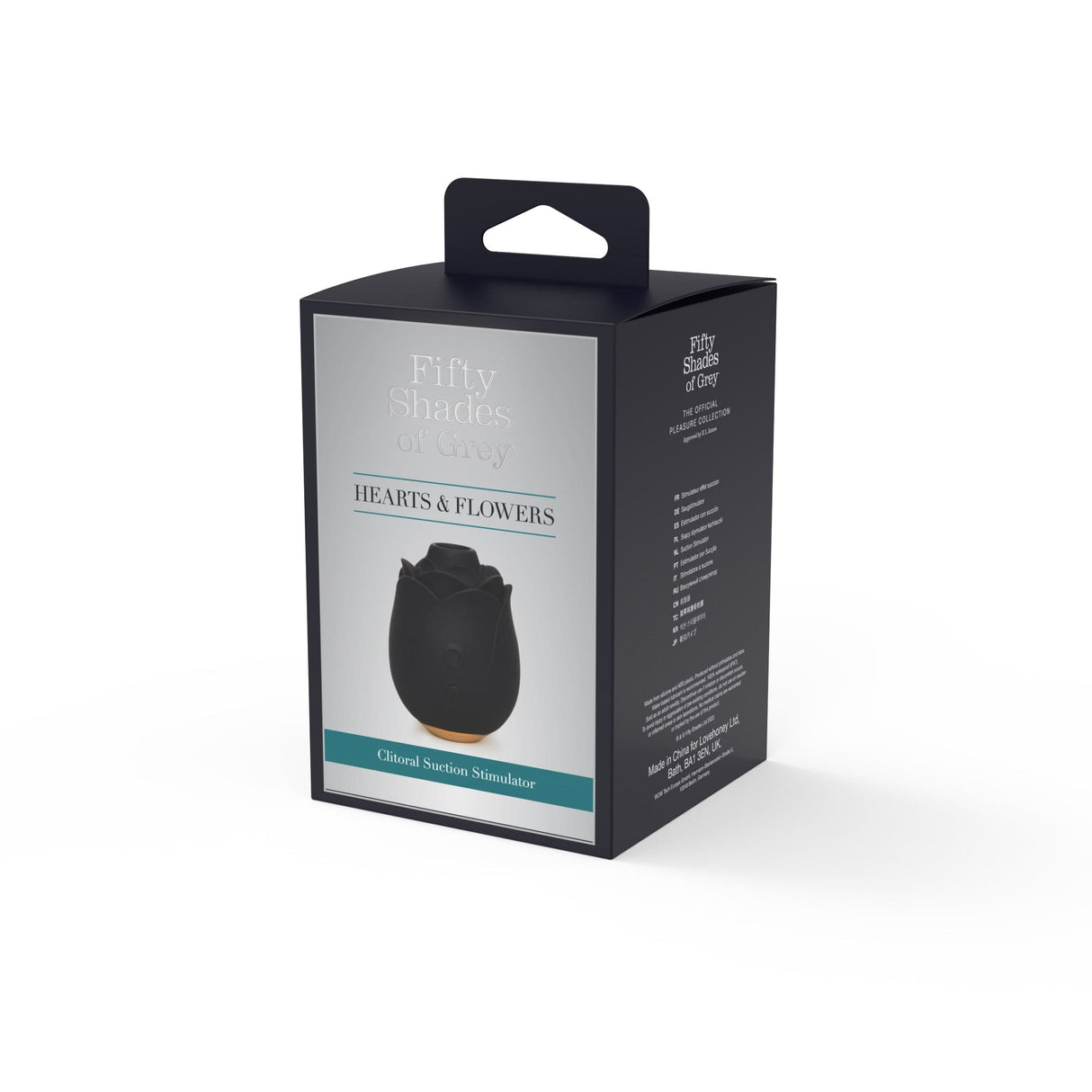 Fifty Shades of Grey - Black Rose Clitoral Air Stimulator (Black)    Clit Massager (Vibration) Rechargeable