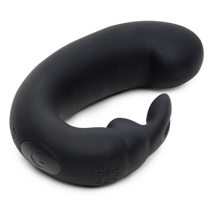 Fifty Shades of Grey - Sensation Rechargeable G-Spot Rabbit Vibrator (Black) FSG1161 CherryAffairs