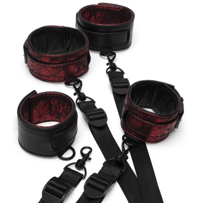 Fifty Shades of Grey - Sweet Anticipation Under Mattress Restraint Set BDSM (Red) FSG1179 CherryAffairs
