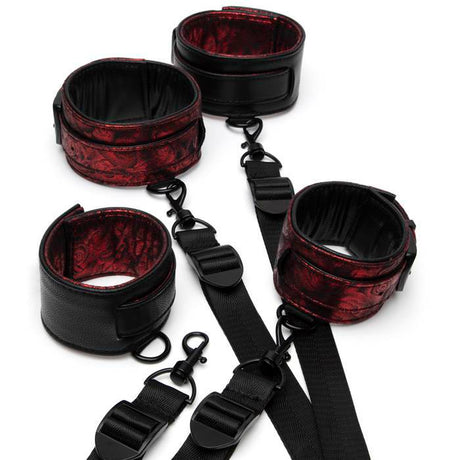 Fifty Shades of Grey - Sweet Anticipation Under Mattress Restraint Set BDSM (Red) FSG1179 CherryAffairs