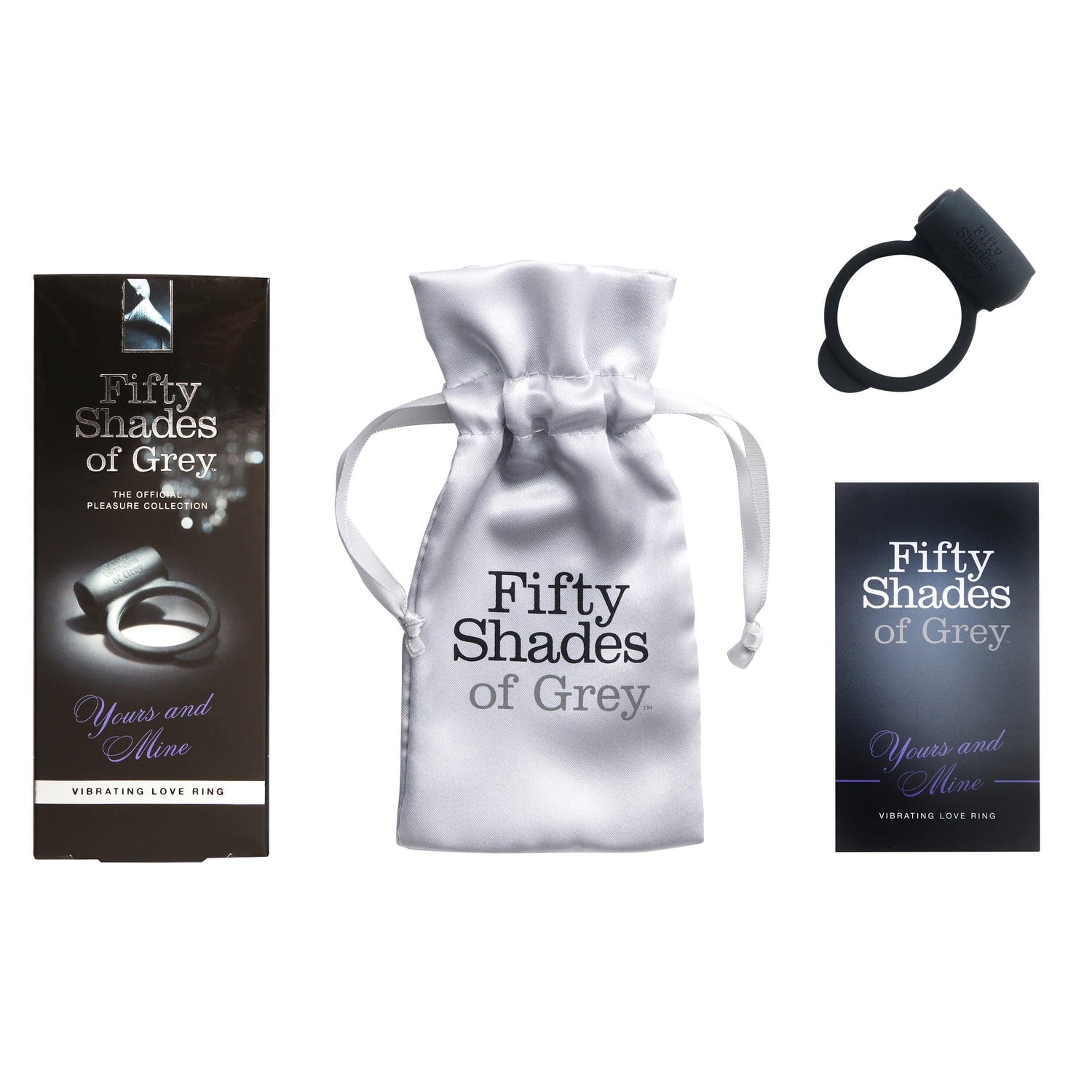 Fifty Shades of Grey - Yours and Mine Vibrating Cock Ring - CherryAffairs.sg