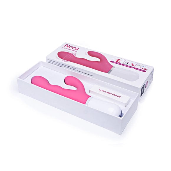 Lovense - Nora App-Controlled Rotating Rabbit Vibrator (Pink)    Rabbit Dildo (Vibration) Rechargeable