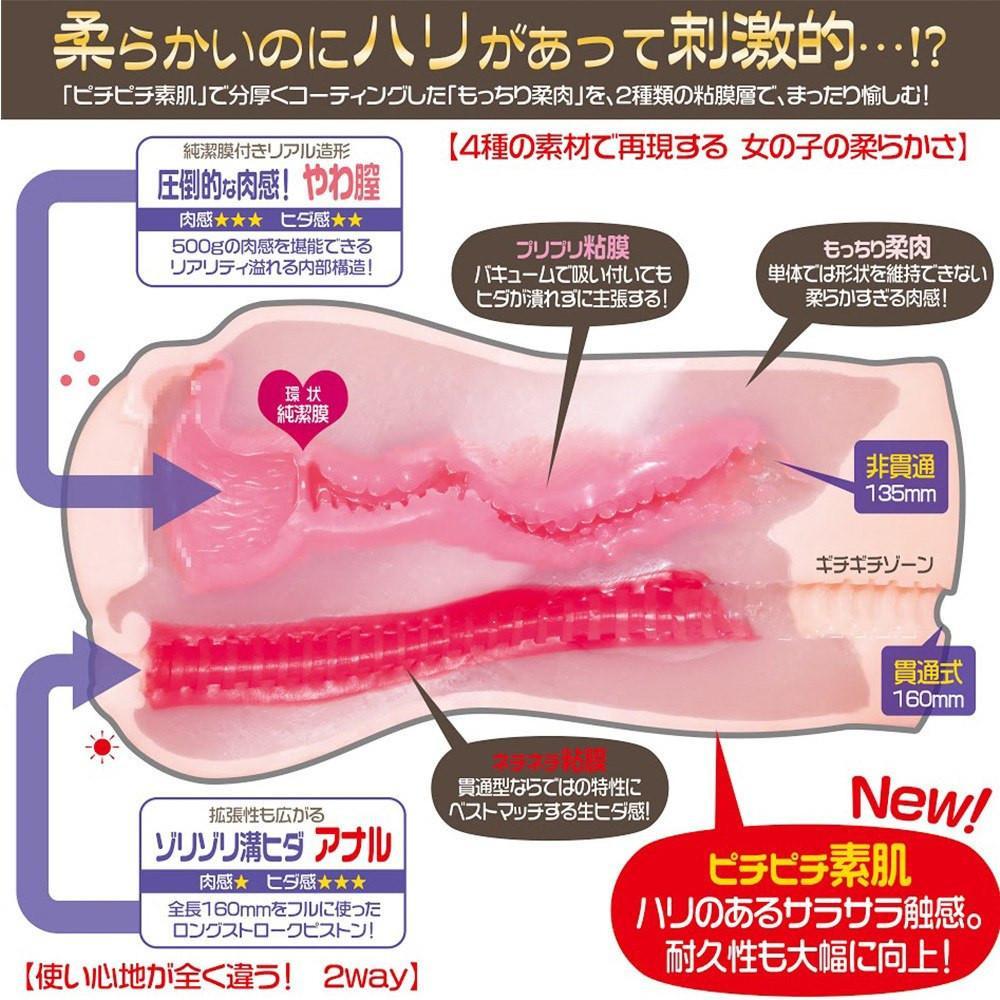 Magic Eyes - Quattro Natural Girl Onahole Masturbator (Beige) MG1025 CherryAffairs