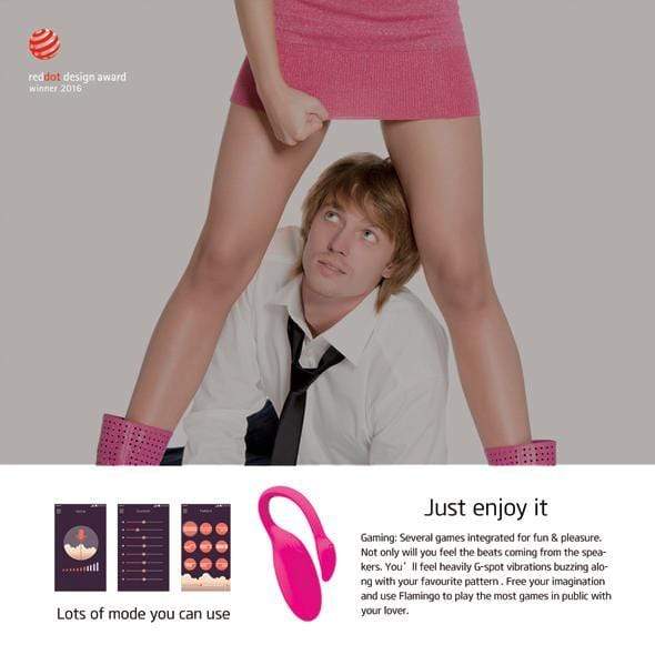 Magic Motion - Flamingo App-Controlled Wireless Vibrating Bullet  (Pink) MGM1002 CherryAffairs