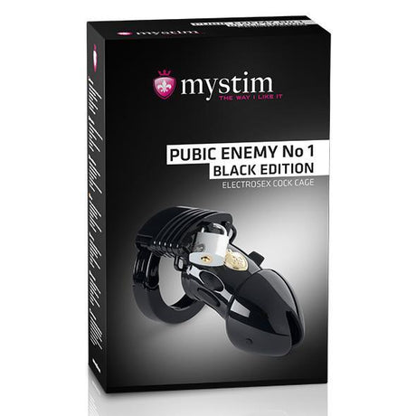 Mystim - Pubic Enemy No 1 Electrosex Cock Cage - CherryAffairs.sg