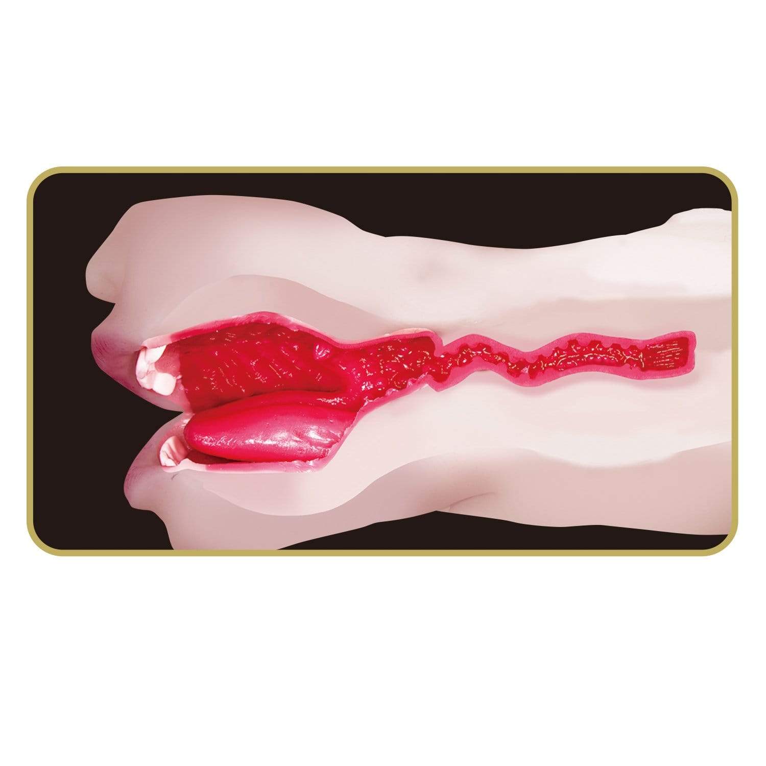 NPG - Geki Fera Takahashi Shoko Takasho Naoko Takahashi Mouth Masturbator (Beige) NPG1044 CherryAffairs