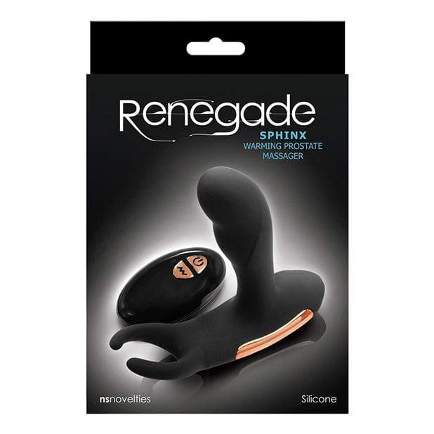 NS Novelties - Renegade Sphinx Warming Prostate Massager (Black) NS1066 CherryAffairs