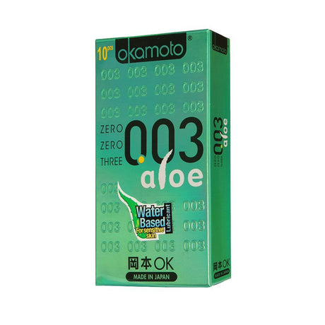 Okamoto - 003 Aloe Condoms - CherryAffairs.sg